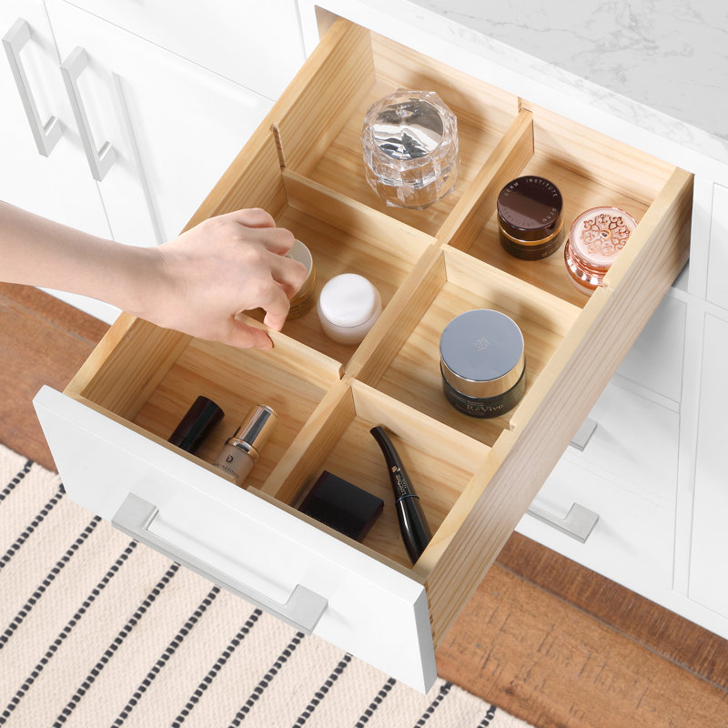 Wade Logan® Sauget 60'' Freestanding Double Bathroom Vanity with